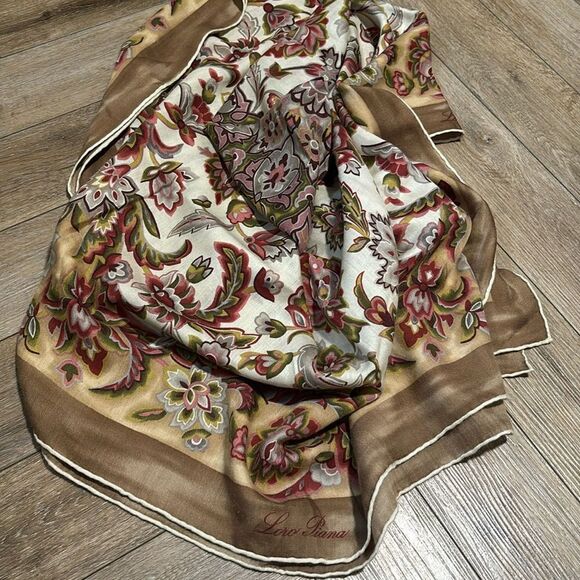 Loro Piana Silk & Cashmere Scarf - Picture 3 of 7